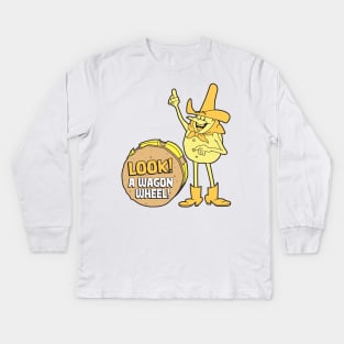 Look A Wagon Wheel - Time For Timer Kids Long Sleeve T-Shirt